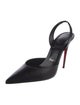 Christian Louboutin Leather Slingback Pumps