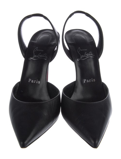 Christian Louboutin Leather Slingback Pumps