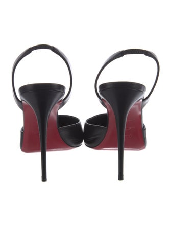Christian Louboutin Leather Slingback Pumps