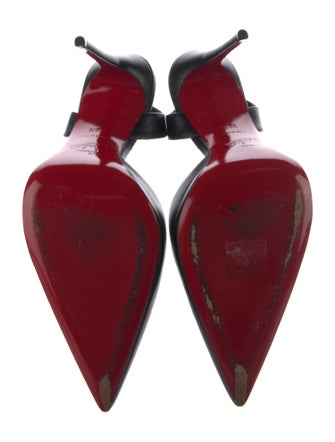 Christian Louboutin Leather Slingback Pumps