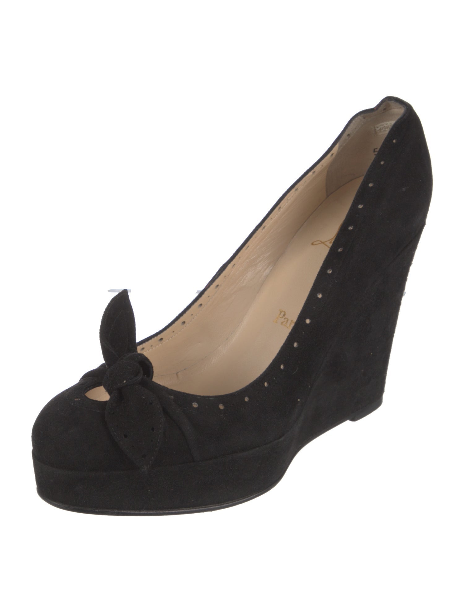 Christian Louboutin Vintage Suede Pumps