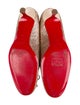 Christian Louboutin Glitter Bow Accents Pumps