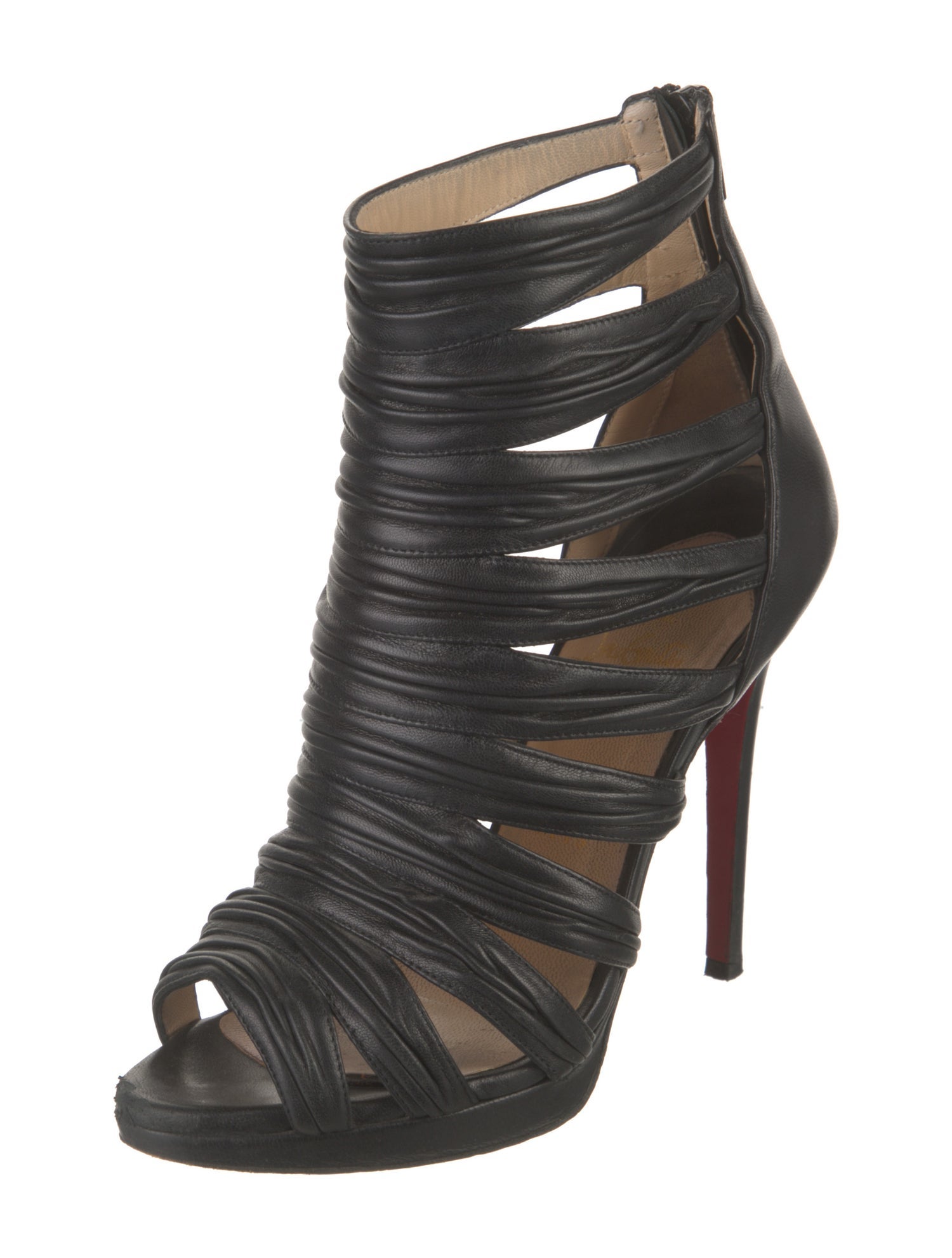 Christian Louboutin Leather Gladiator Sandals