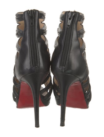 Christian Louboutin Leather Gladiator Sandals