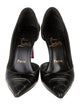 Christian Louboutin Embossed Leather D'Orsay Pumps