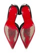 Christian Louboutin Embossed Leather D'Orsay Pumps