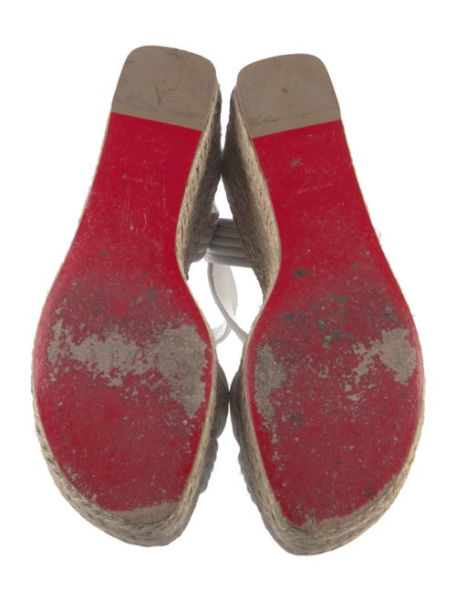 Christian Louboutin Leather Espadrilles