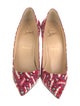 Christian Louboutin Patent Leather Floral Print Pumps