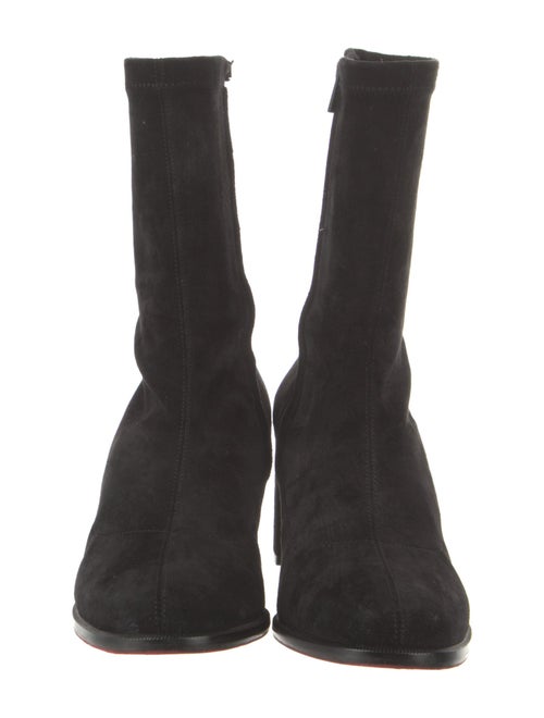 Christian Louboutin Suede Sock Boots