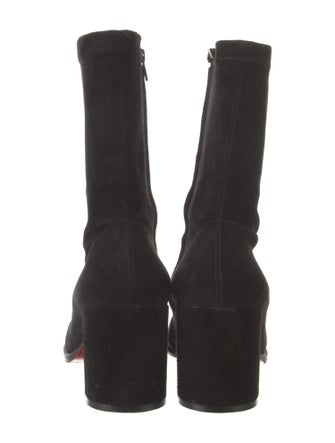 Christian Louboutin Suede Sock Boots