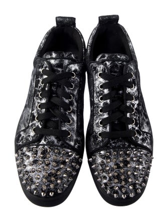 Christian Louboutin Printed Studded Accents Sneakers