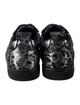 Christian Louboutin Printed Studded Accents Sneakers