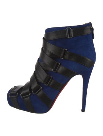 Christian Louboutin Nitoinimoi 120 Suede Suede Boots