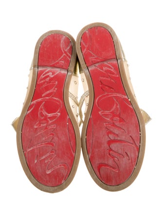 Christian Louboutin Girls' Embellished Mesh Flats