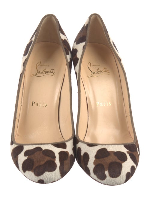 Christian Louboutin Ponyhair Animal Print Pumps