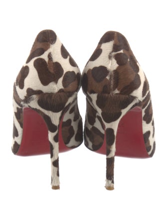 Christian Louboutin Ponyhair Animal Print Pumps