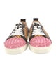 Christian Louboutin Spike Accents Printed Sneakers