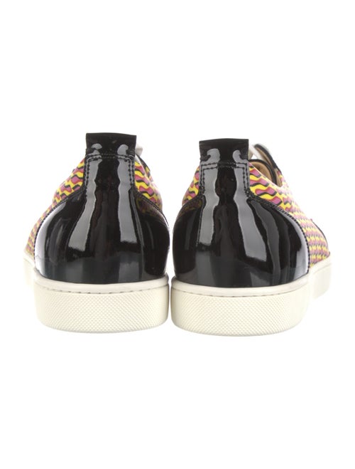 Christian Louboutin Spike Accents Printed Sneakers