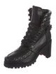 Christian Louboutin Leather Combat Boots
