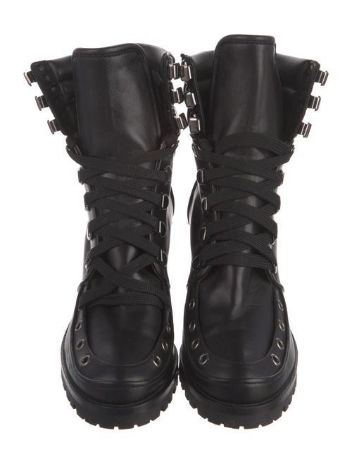 Christian Louboutin Leather Combat Boots