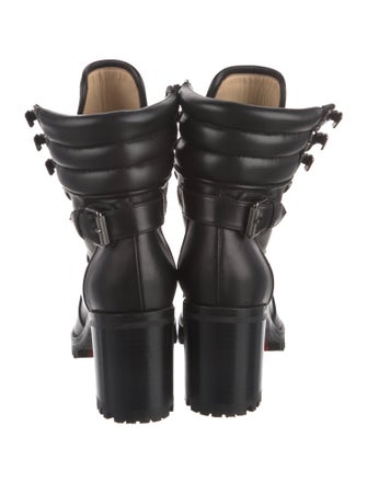 Christian Louboutin Leather Combat Boots