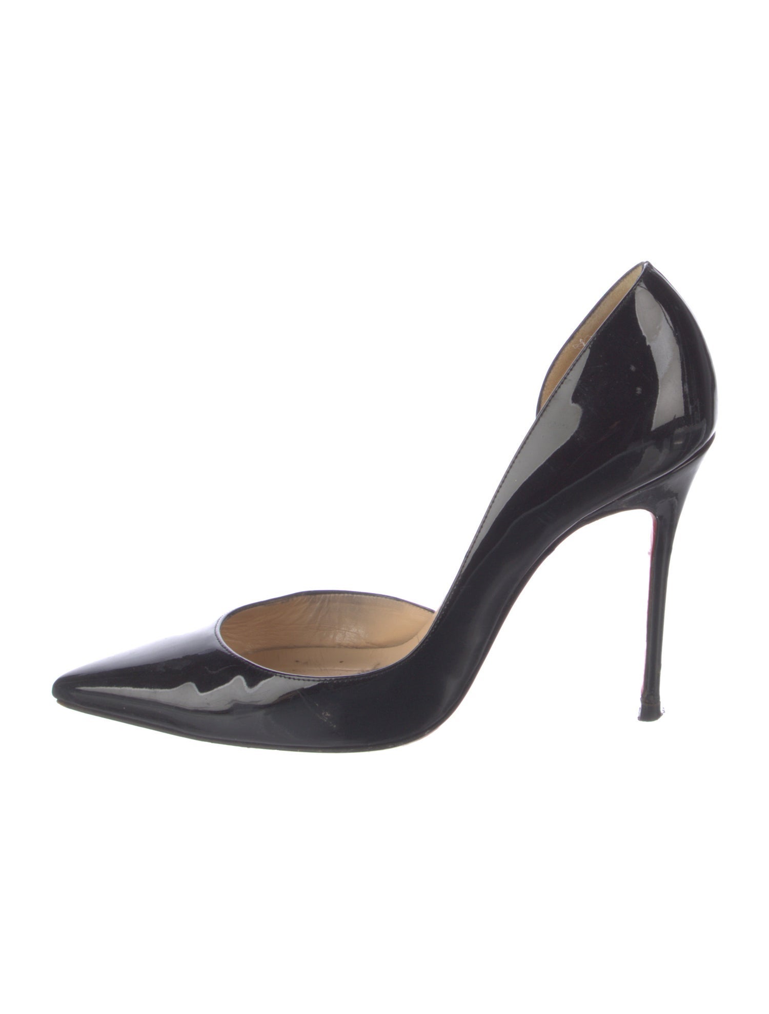Christian Louboutin Patent Leather D'Orsay Pumps