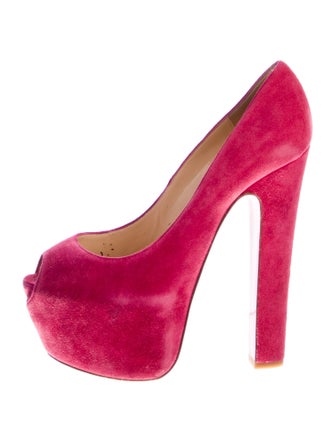 Christian Louboutin Suede Pumps