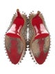 Christian Louboutin Spike Accents Leather Pumps