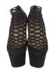 Christian Louboutin Leather Lasercut Accents Pumps