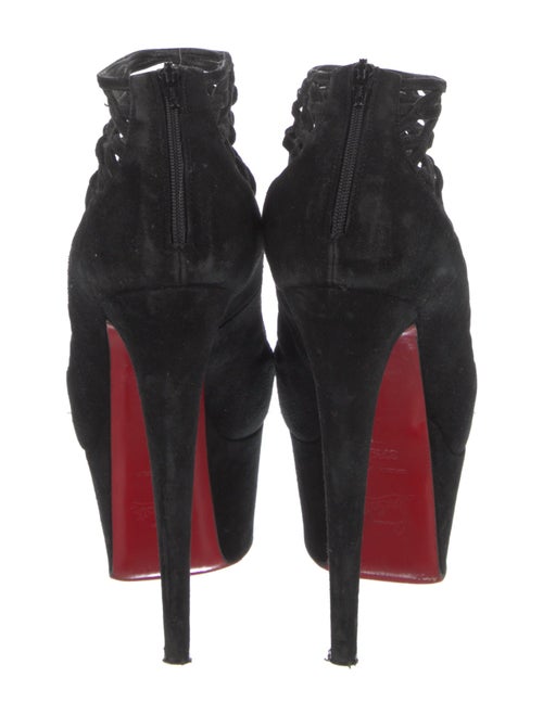 Christian Louboutin Leather Lasercut Accents Pumps