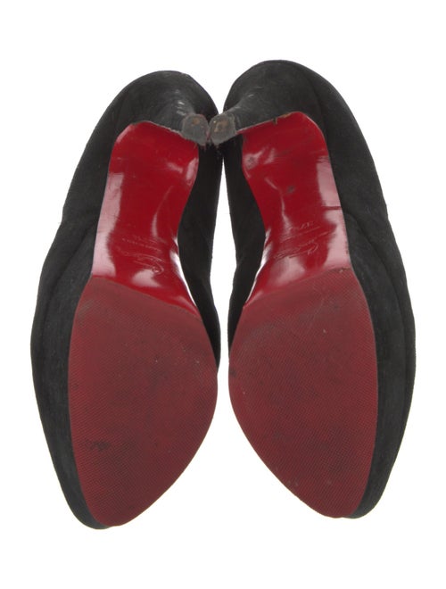 Christian Louboutin Leather Lasercut Accents Pumps