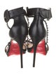 Christian Louboutin Leather Studded Accents Sandals