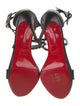 Christian Louboutin Leather Studded Accents Sandals