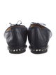 Christian Louboutin Spike Accents Leather Ballet Flats