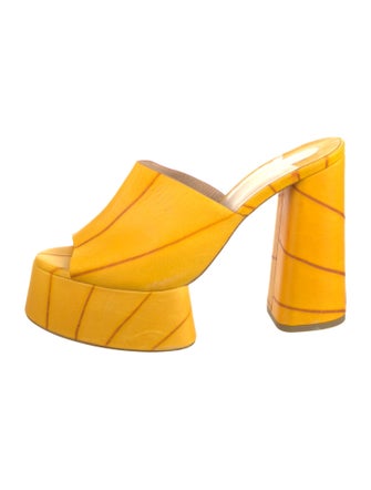 Christian Louboutin Leather Slides