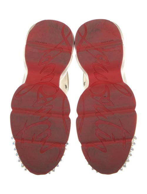 Christian Louboutin Leather Printed Sneakers