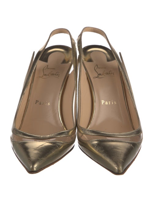 Christian Louboutin Leather Slingback Pumps