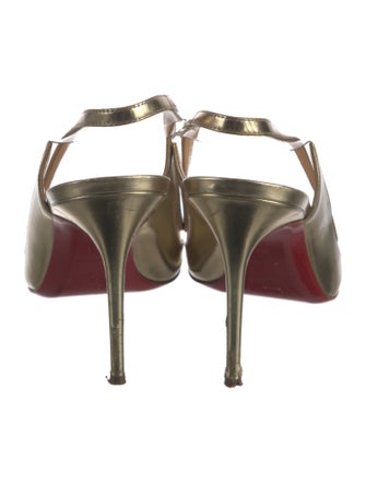 Christian Louboutin Leather Slingback Pumps