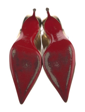 Christian Louboutin Leather Slingback Pumps