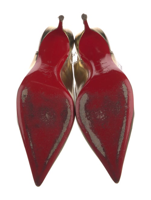 Christian Louboutin Leather Slingback Pumps