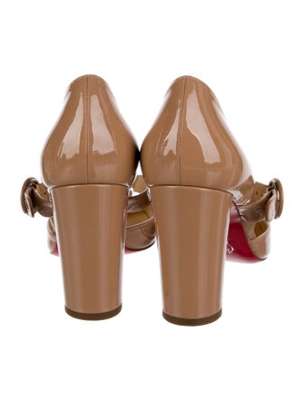 Christian Louboutin Patent Leather D'Orsay Pumps