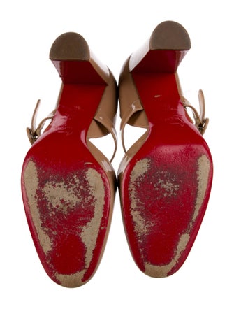 Christian Louboutin Patent Leather D'Orsay Pumps