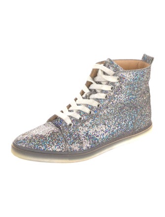 Christian Louboutin Glitter Glitter Accents Sneakers
