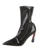 Christian Louboutin Patent Leather Sock Boots