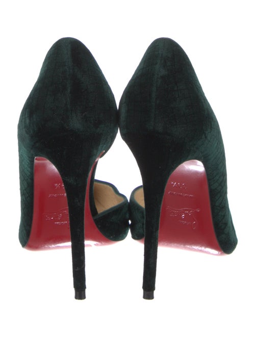 Christian Louboutin Velvet D'Orsay Pumps