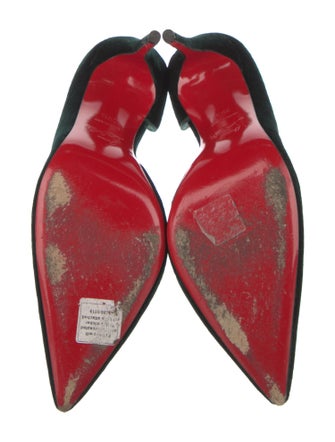 Christian Louboutin Velvet D'Orsay Pumps