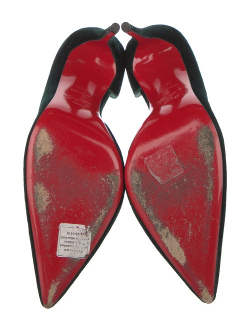 Christian Louboutin Velvet D'Orsay Pumps