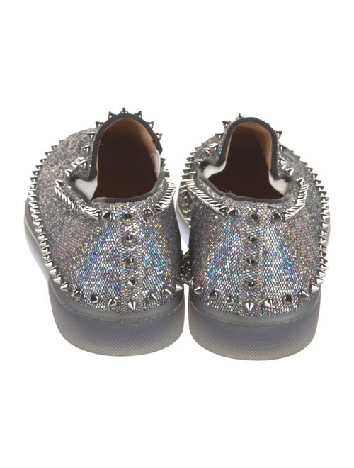 Christian Louboutin Glitter Studded Accents Sneakers