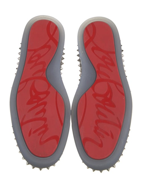 Christian Louboutin Glitter Studded Accents Sneakers