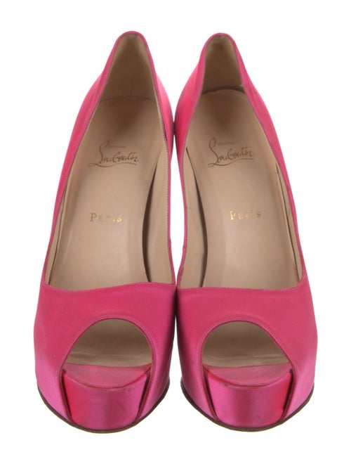 Christian Louboutin Satin Pumps